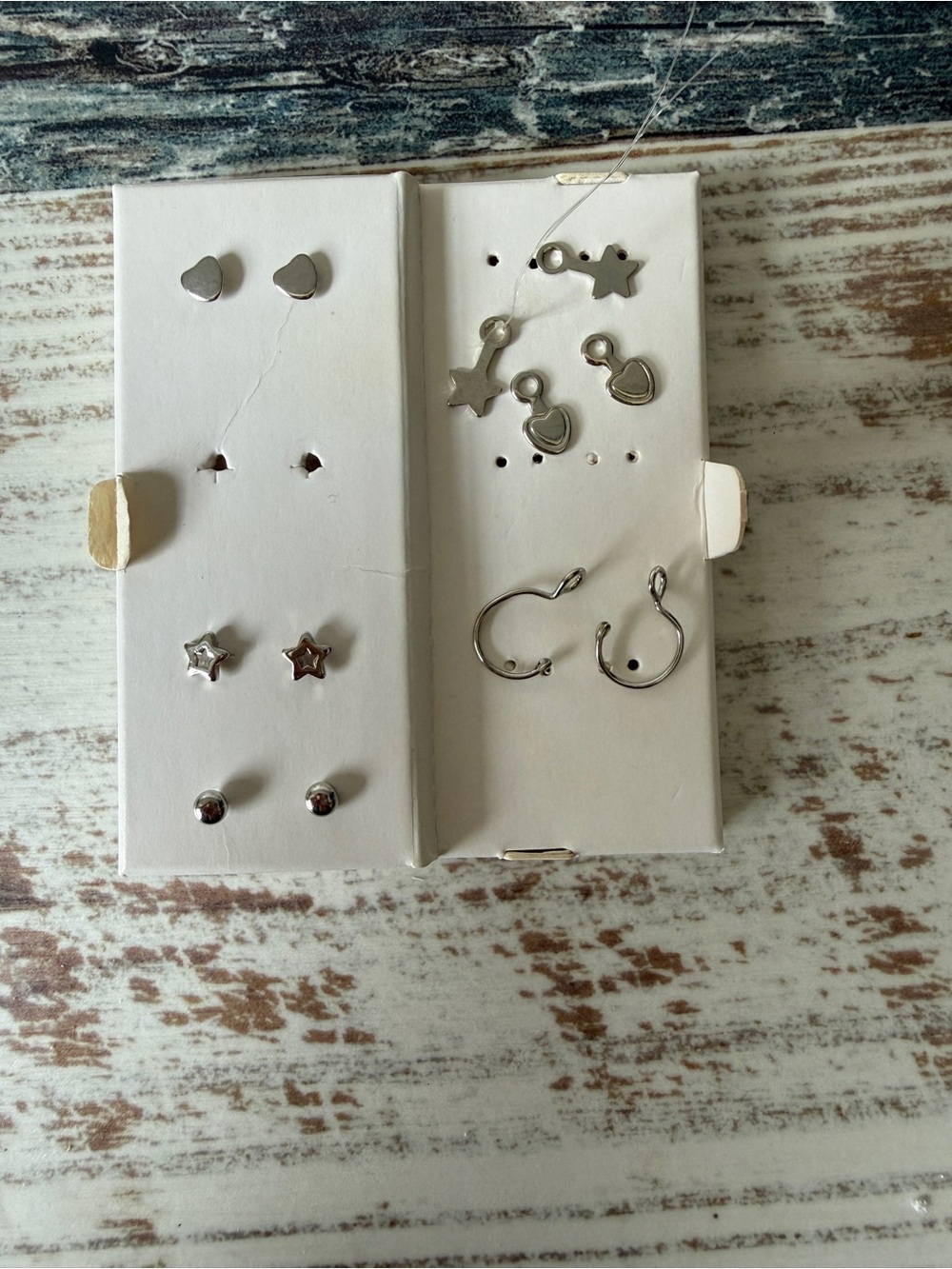 My American Girl Doll CLASSIC SILVER Earrings For Dolls - Complete NO Box 2010
